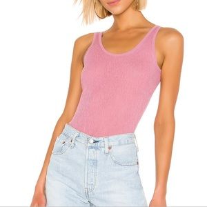 VINCE. Broomstick Pleat Tank